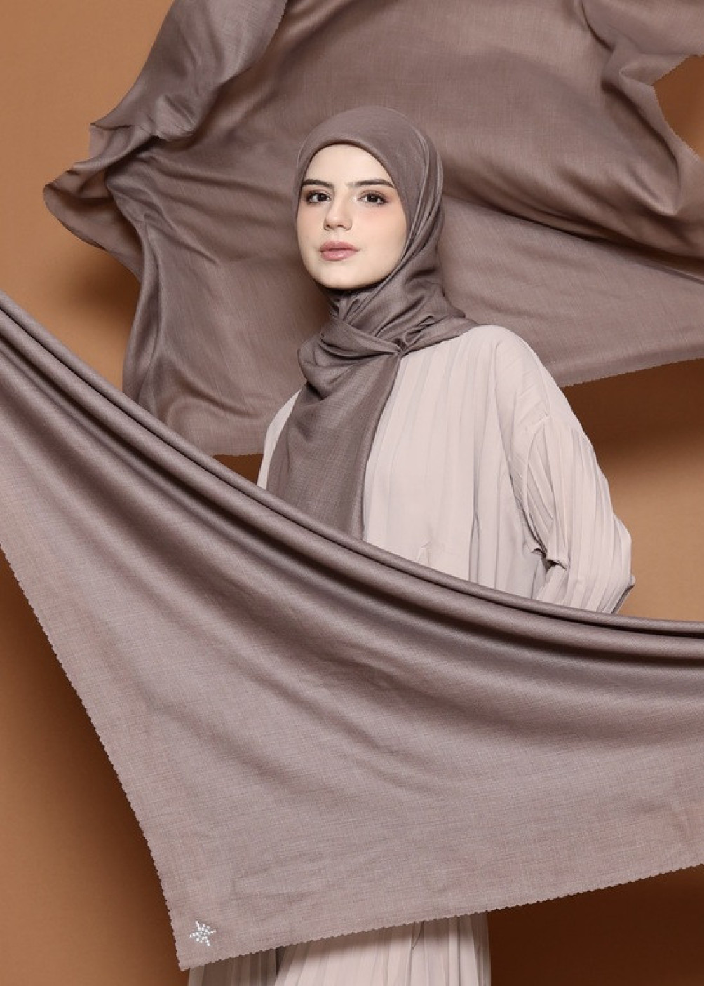 Crystal Scarf - Mocca