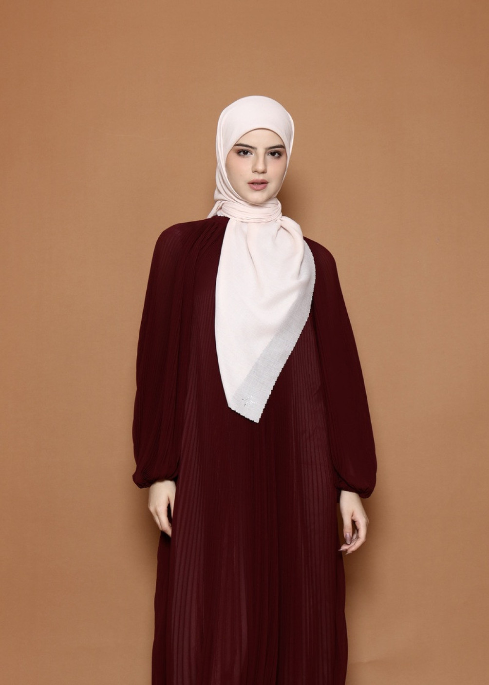 Cystal Scarf - Ivory