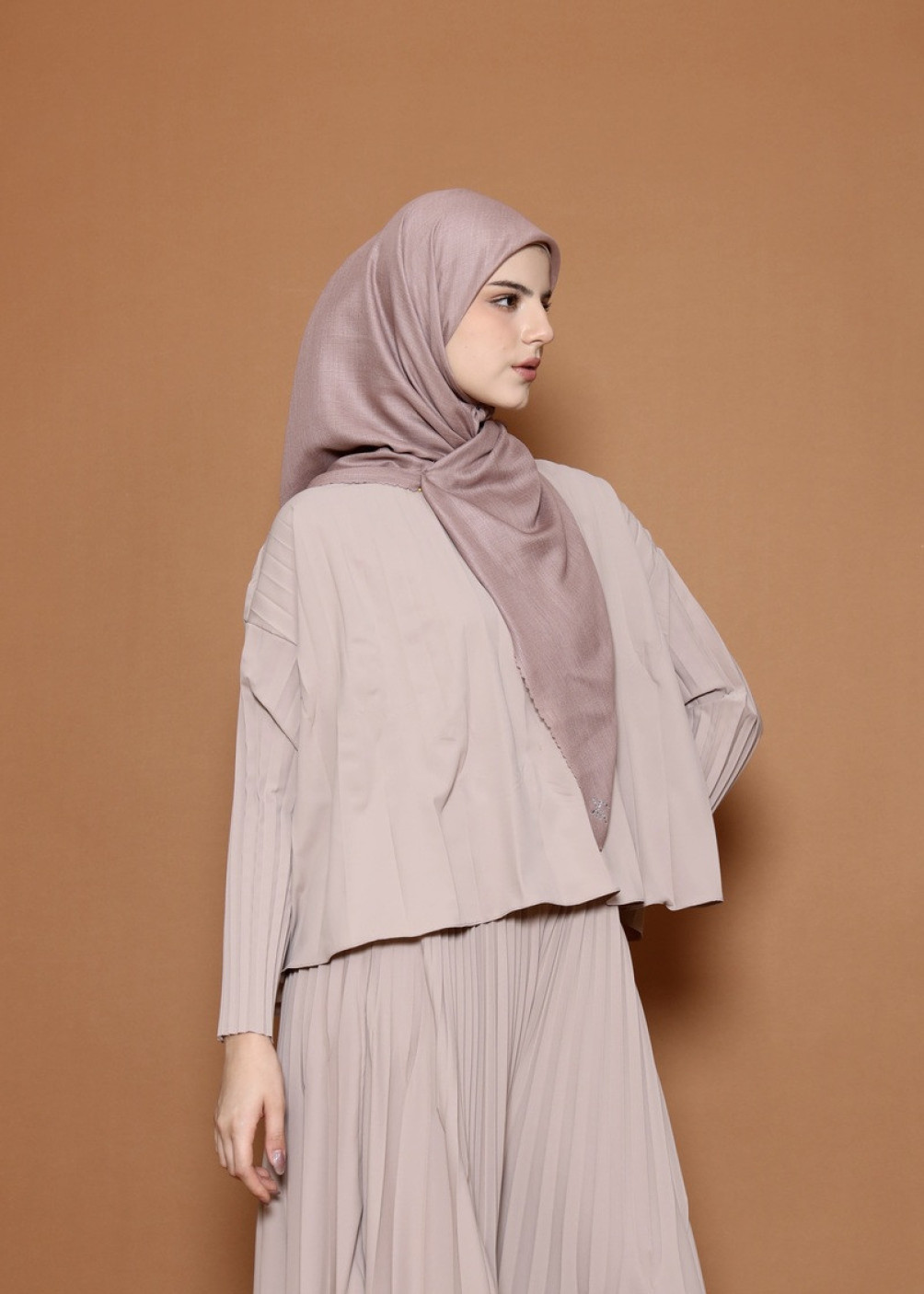 Crystal Scarf - Taupe