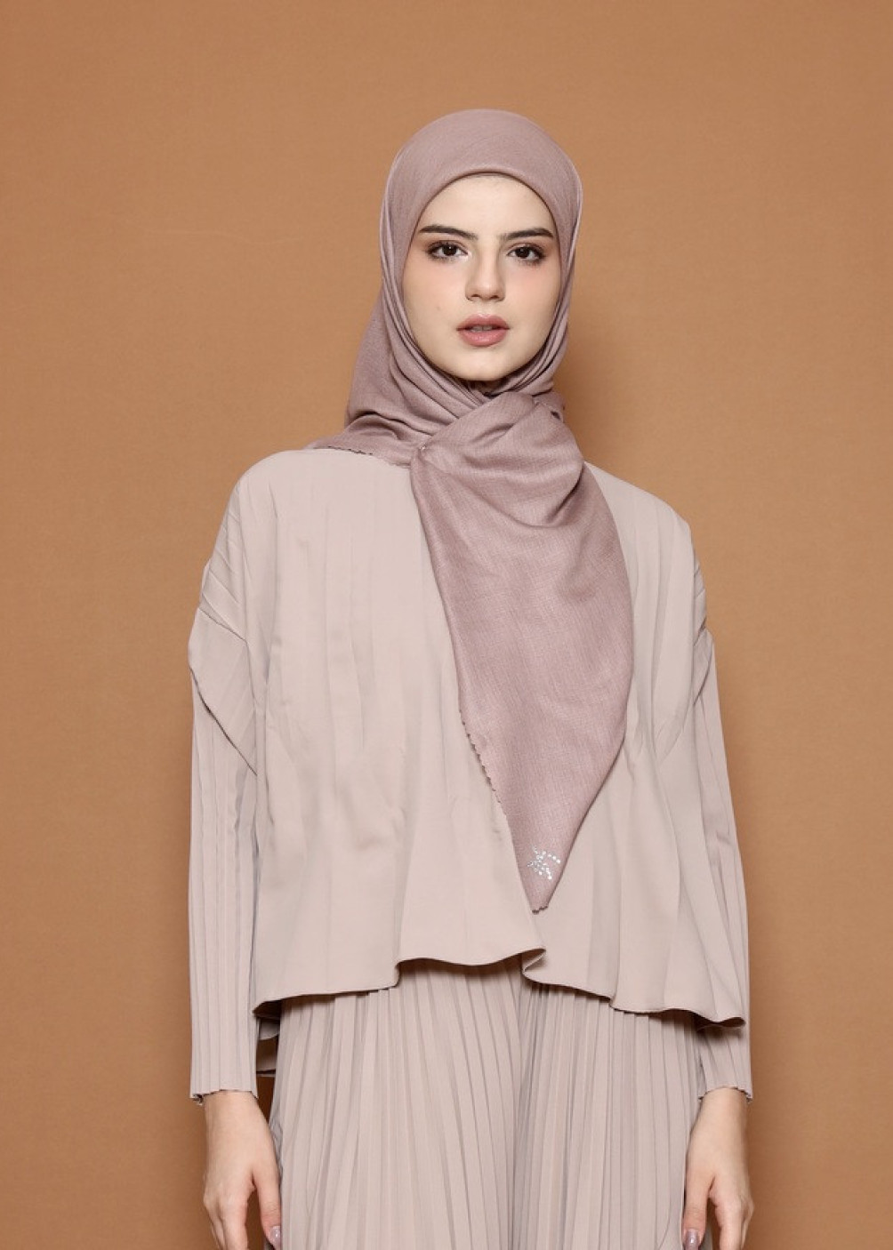 Crystal Scarf - Taupe