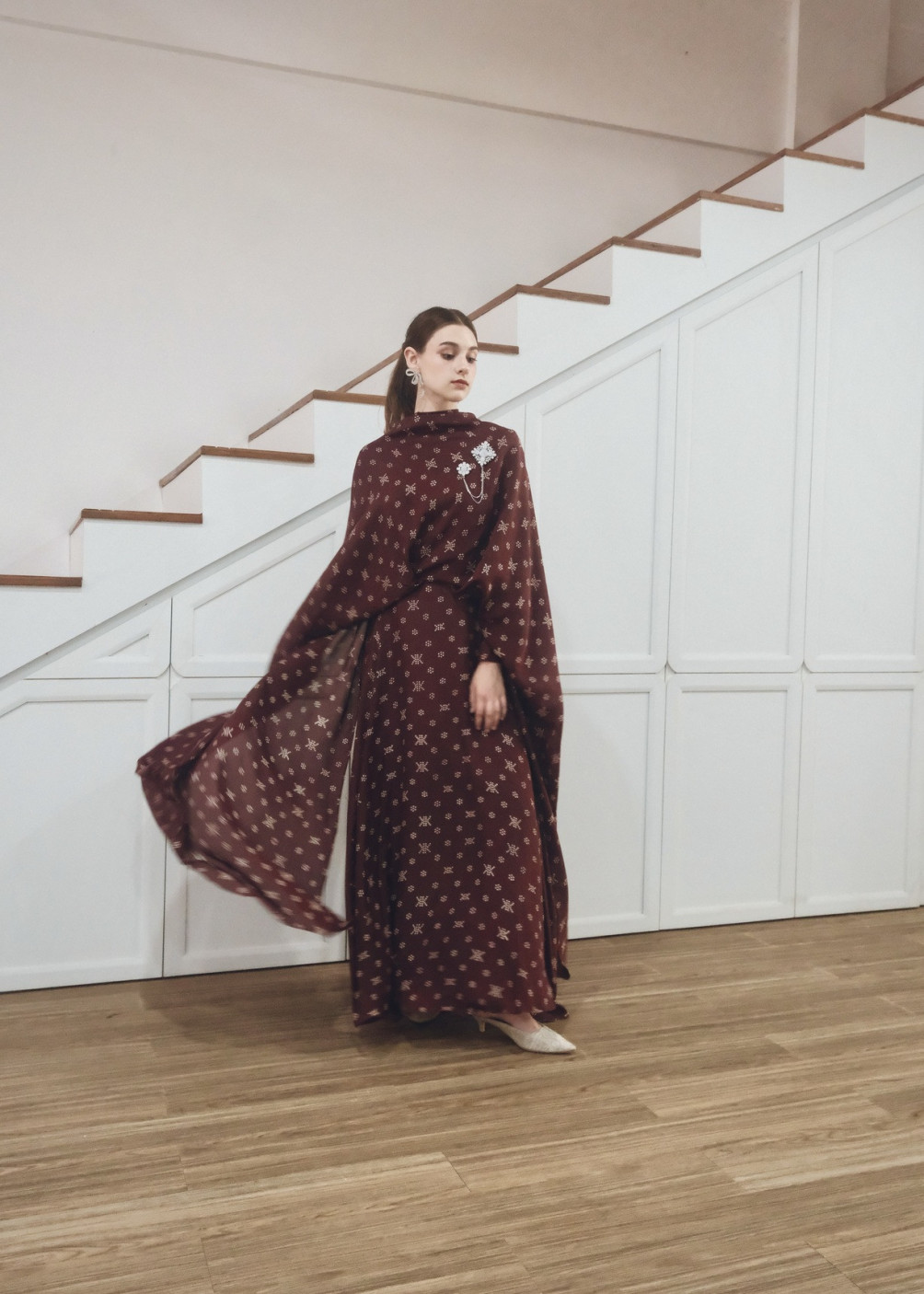 Shamma Dress - Maroon
