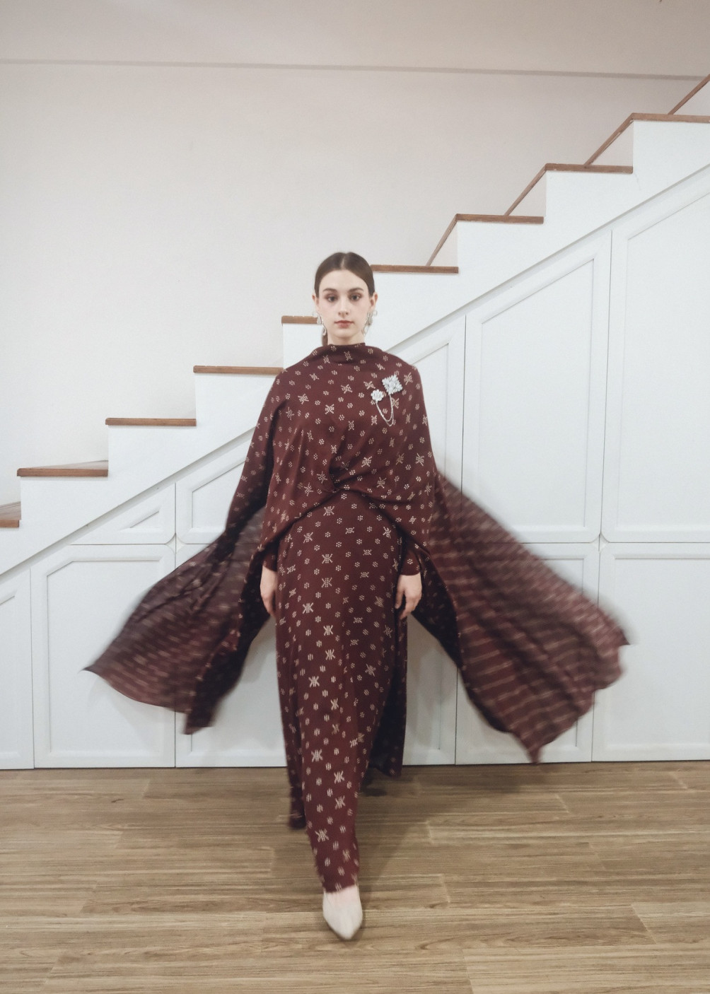 Shamma Dress - Maroon