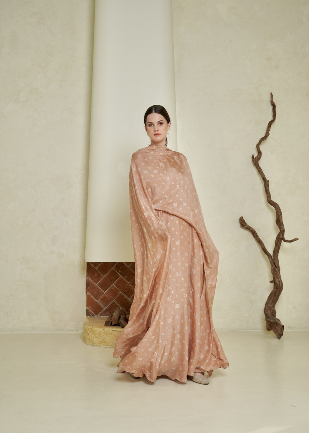 Shamma Dress - Peach