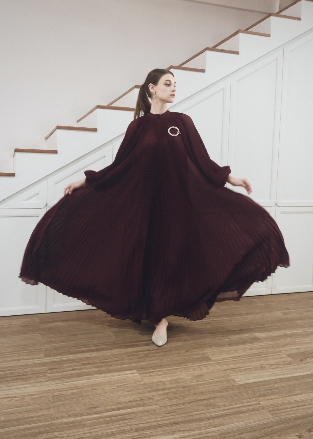 Dera Dress - Burgundy