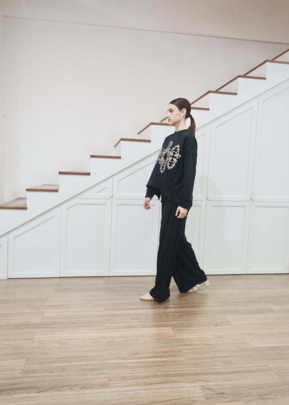 Alba Set Sweater - Black