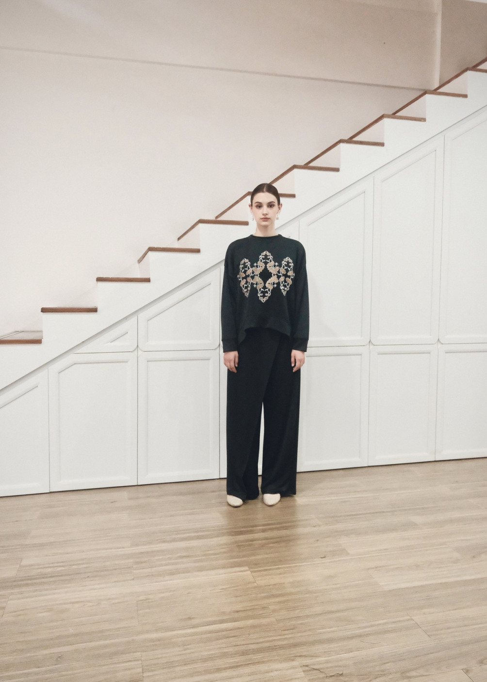 Alba Set Sweater - Black