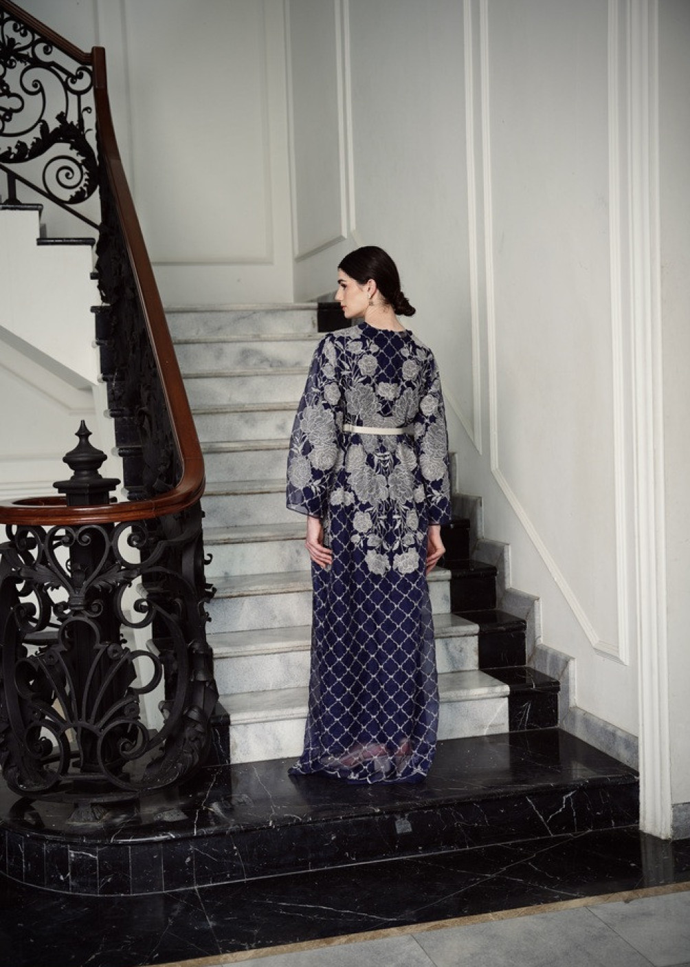 Elma Dress - Navy