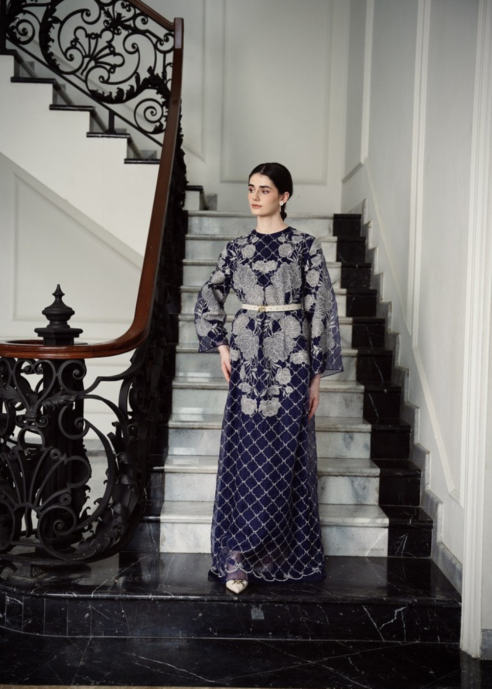 Elma Dress - Navy