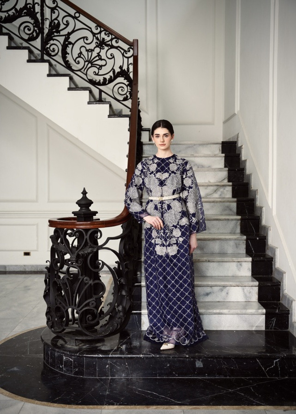 Elma Dress - Navy