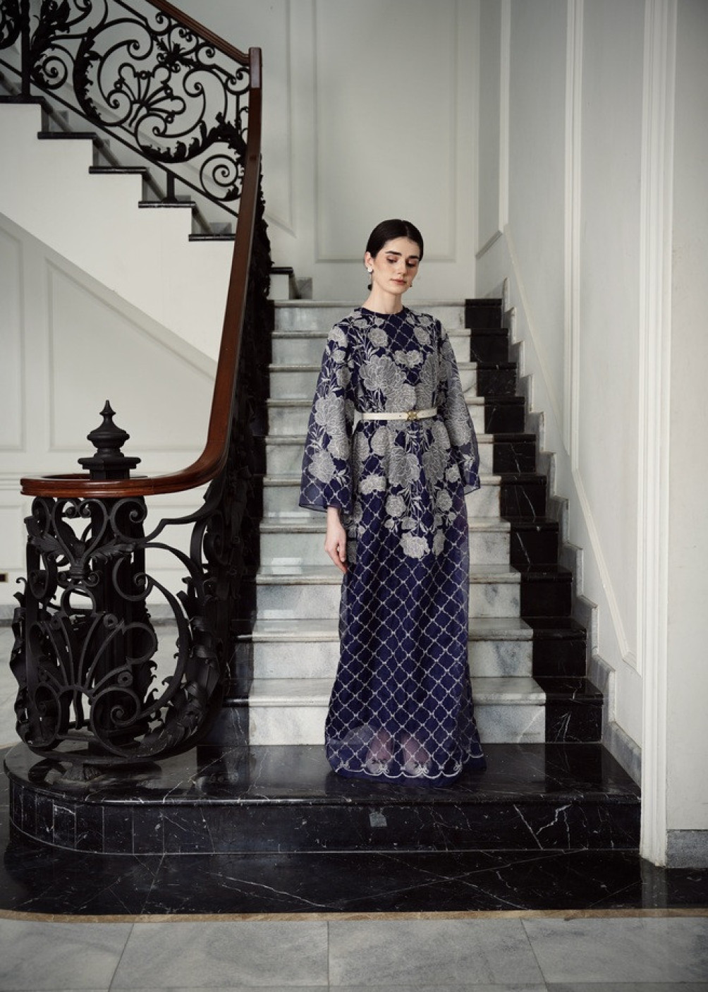 Elma Dress - Navy
