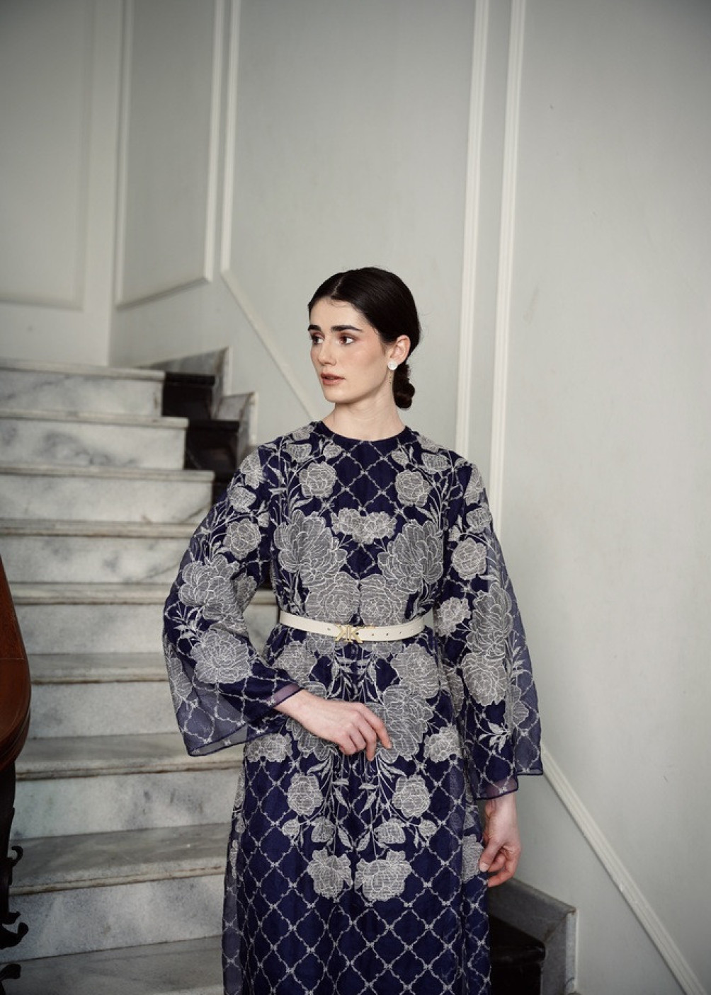 Elma Dress - Navy