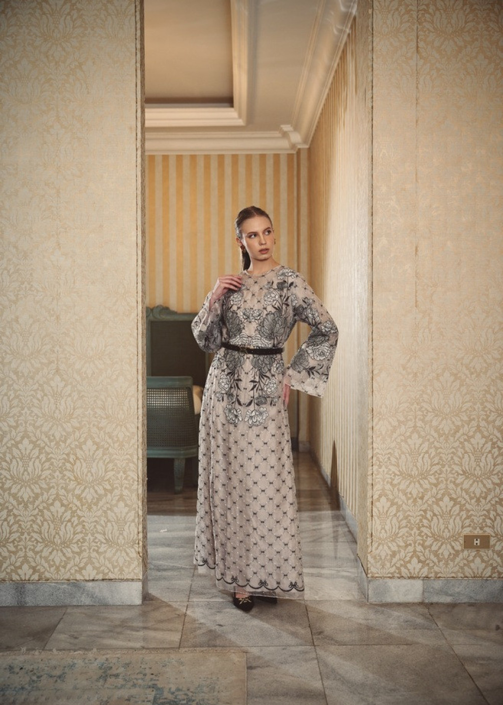 Elma Dress - Greige