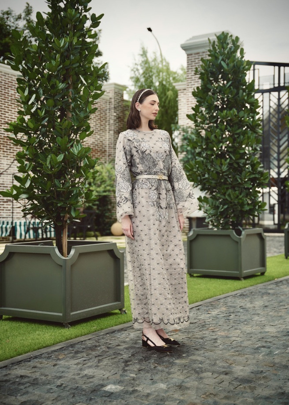 Elma Dress - Light Grey