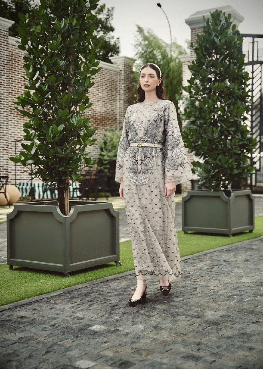 Elma Dress - Light Grey