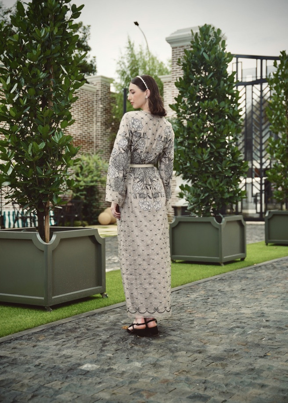 Elma Dress - Light Grey