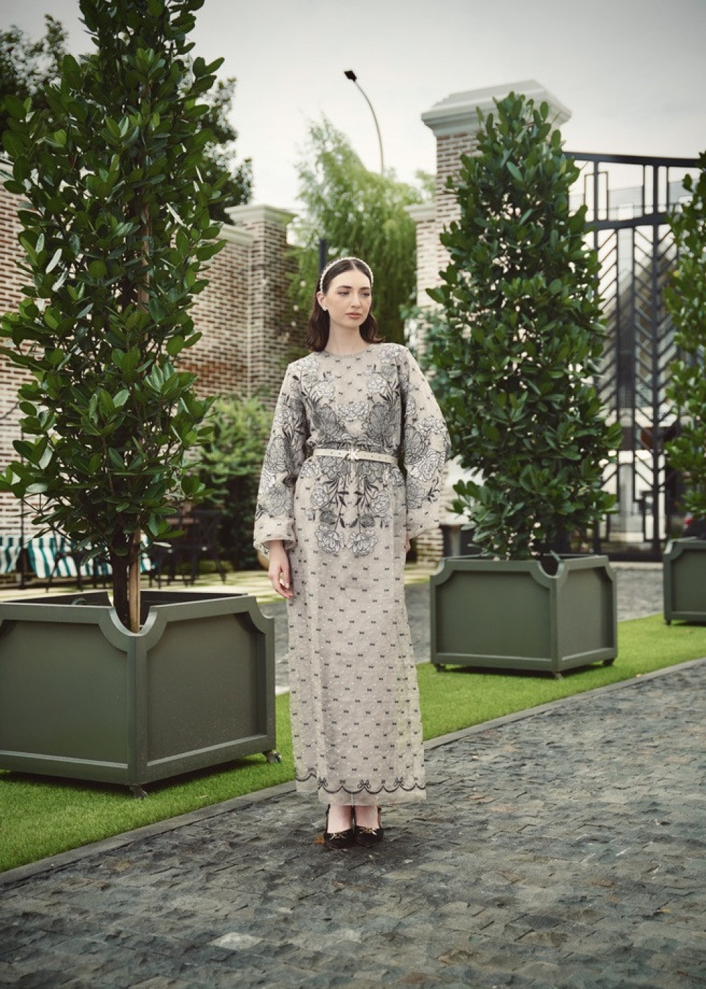 Elma Dress - Light Grey
