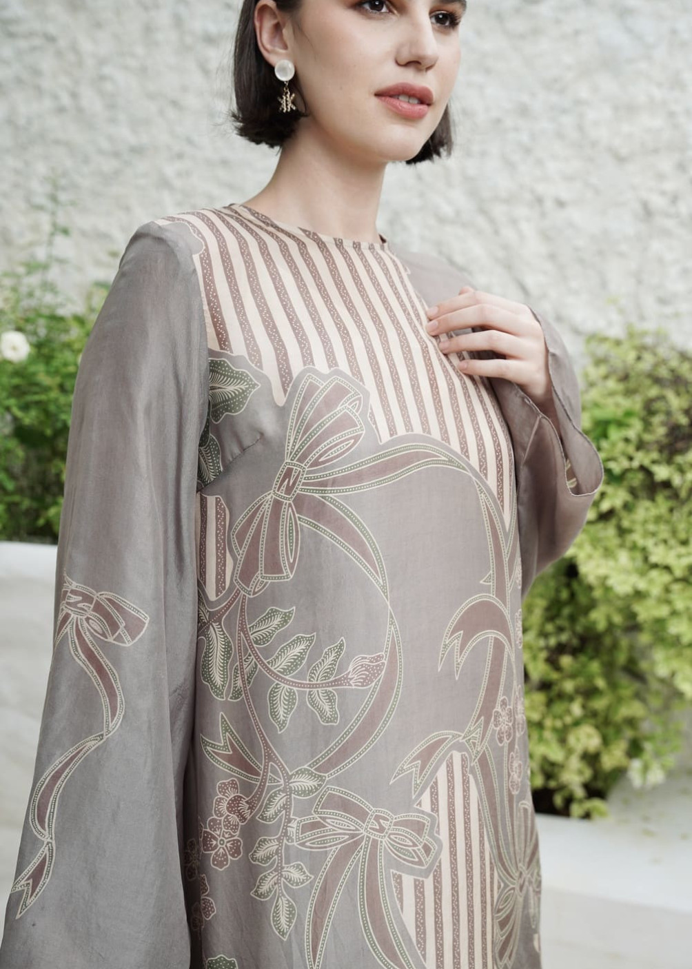 Yoona Dress - Grey Ocean