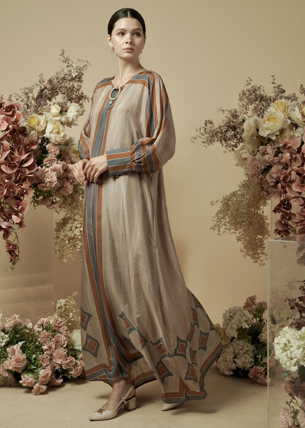 Aramitha Dress - Taupe