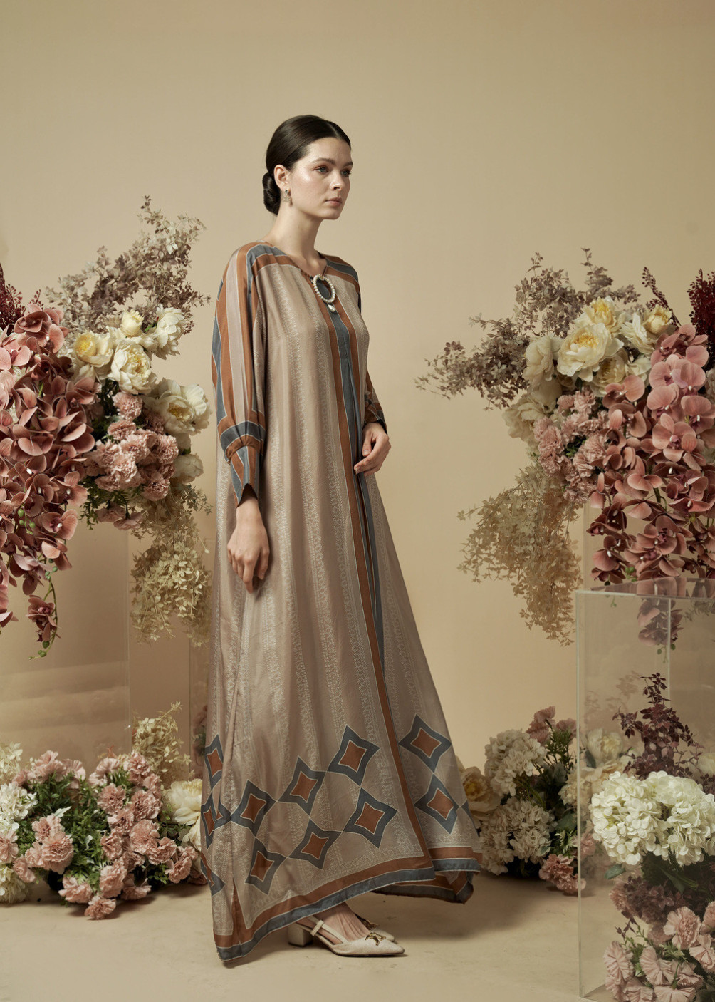 Aramitha Dress - Taupe