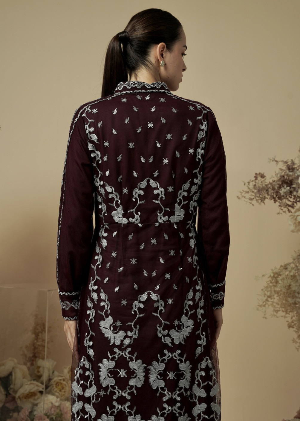 Tamara Dress - Burgundy