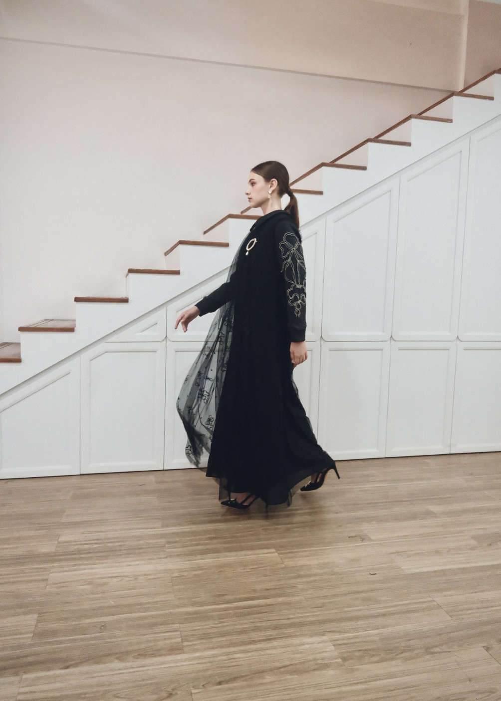 Rania Dress Beads - Black