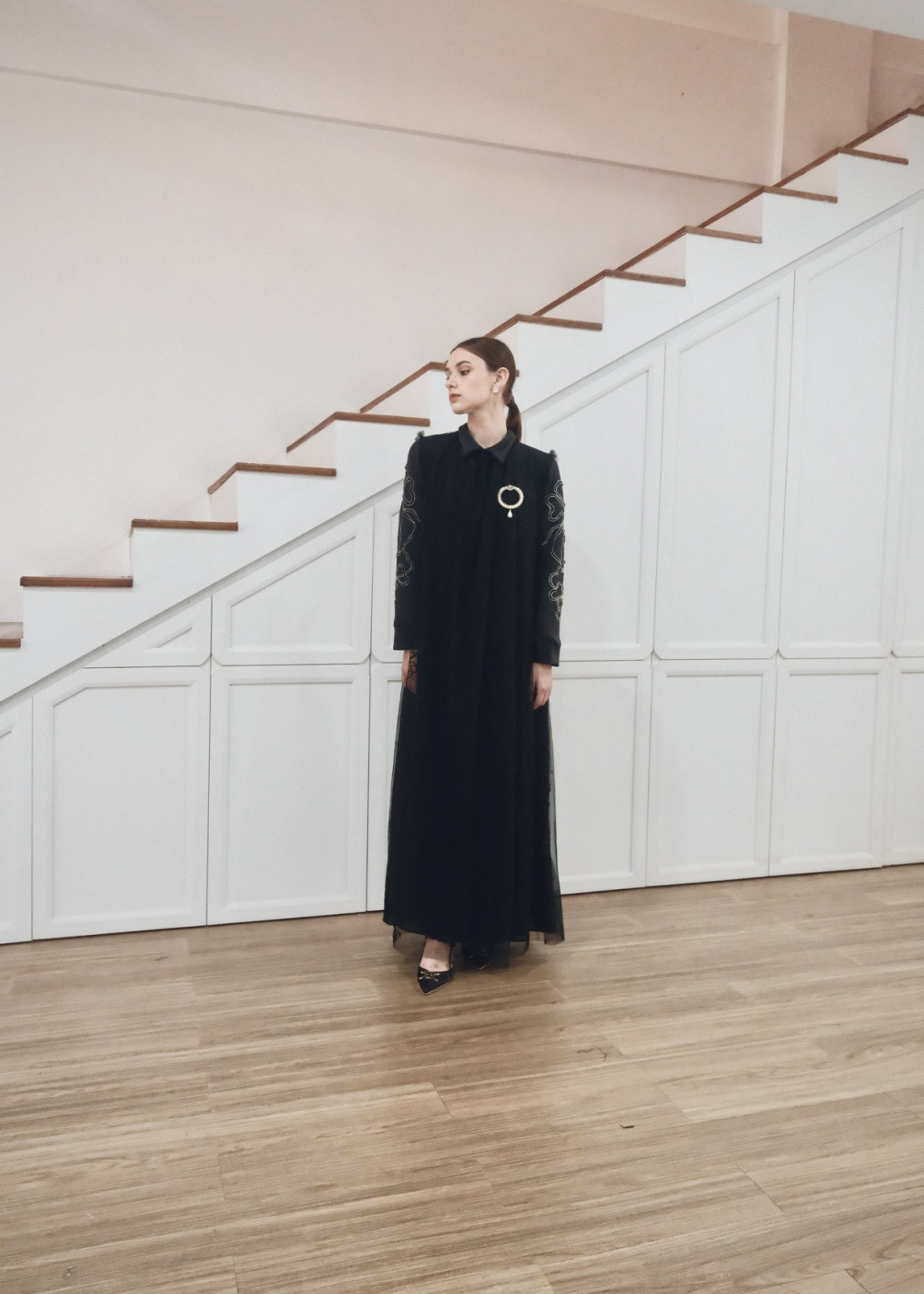 Rania Dress Beads - Black