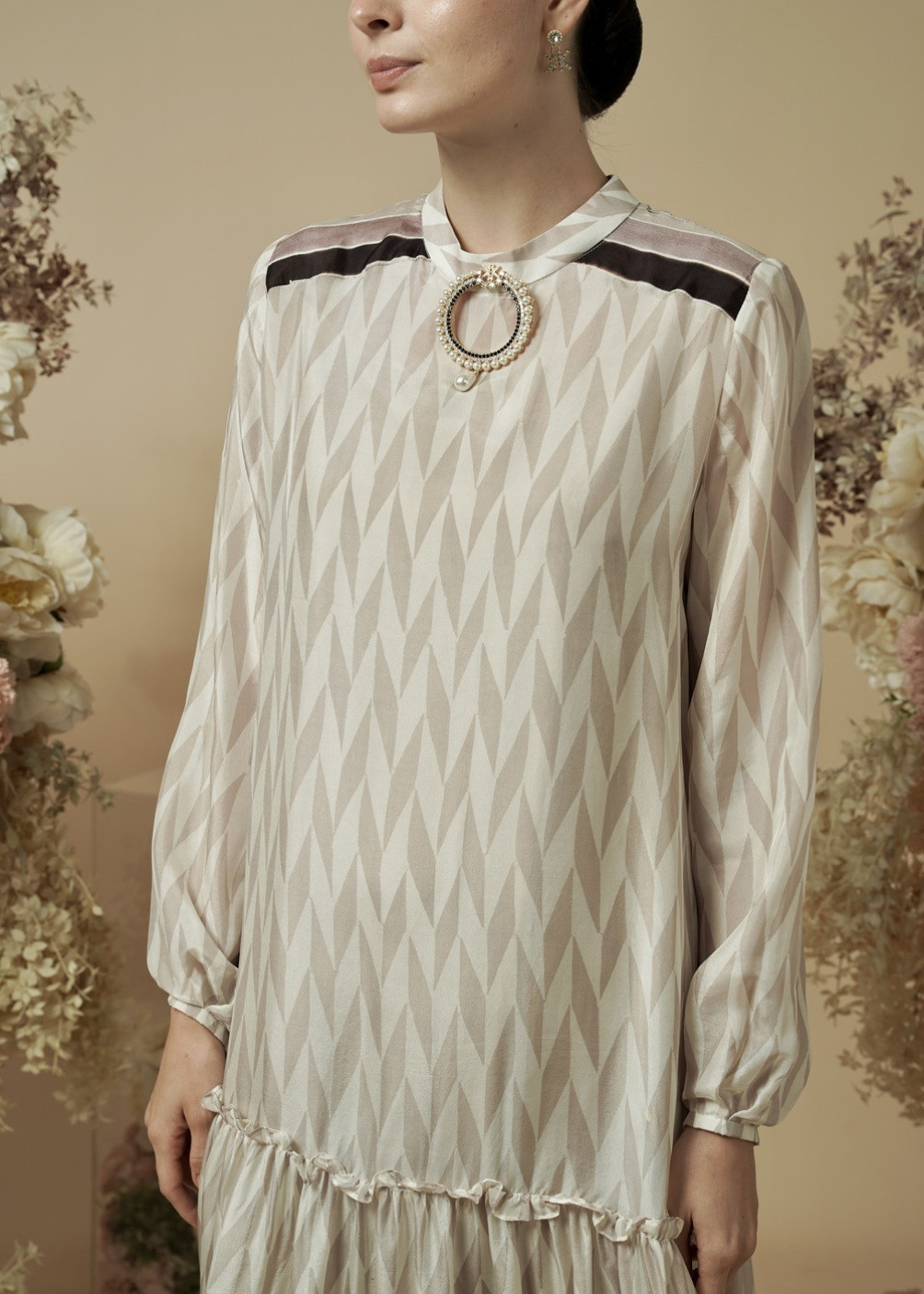 Shafa Dress - Beige