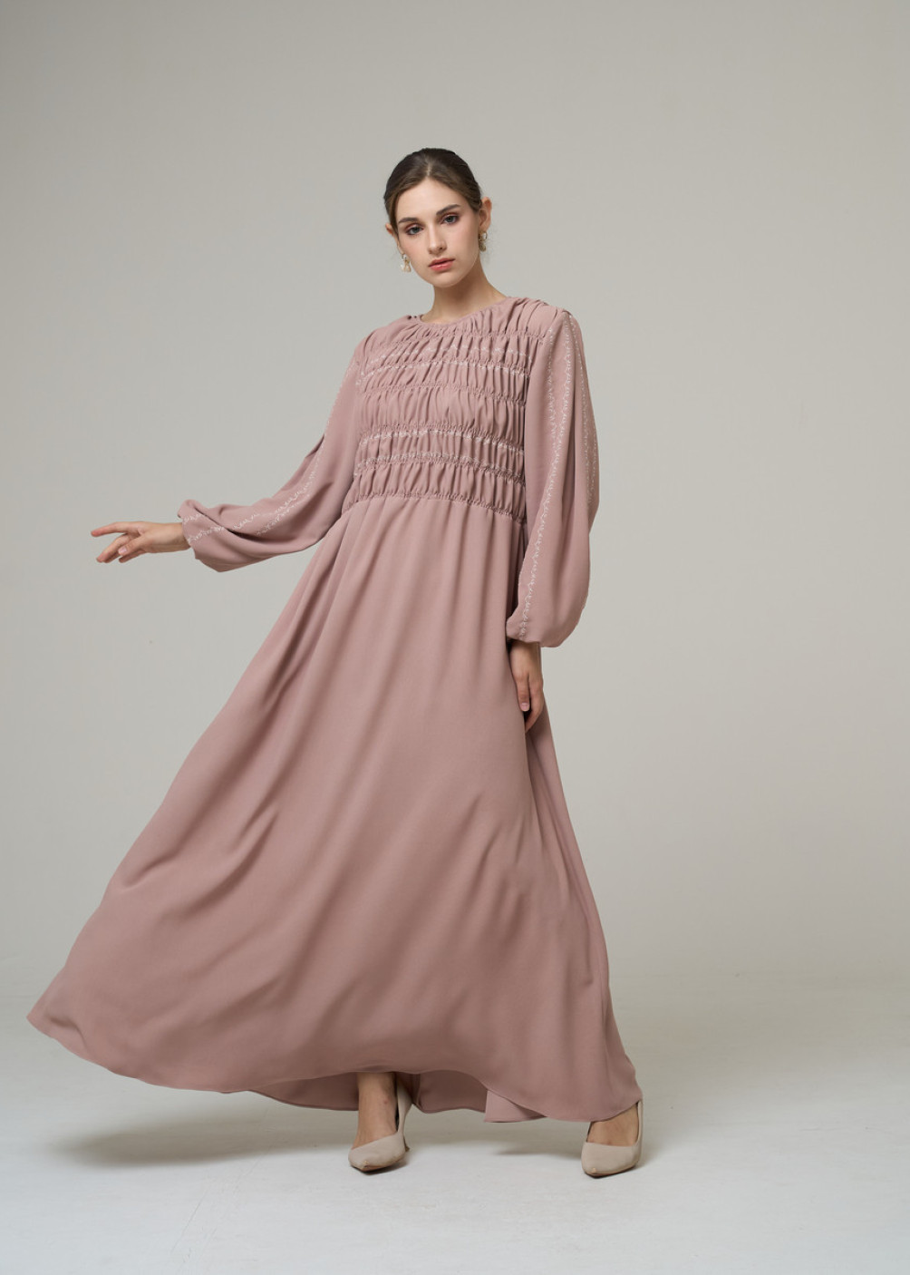 Leora Dress - Caramel