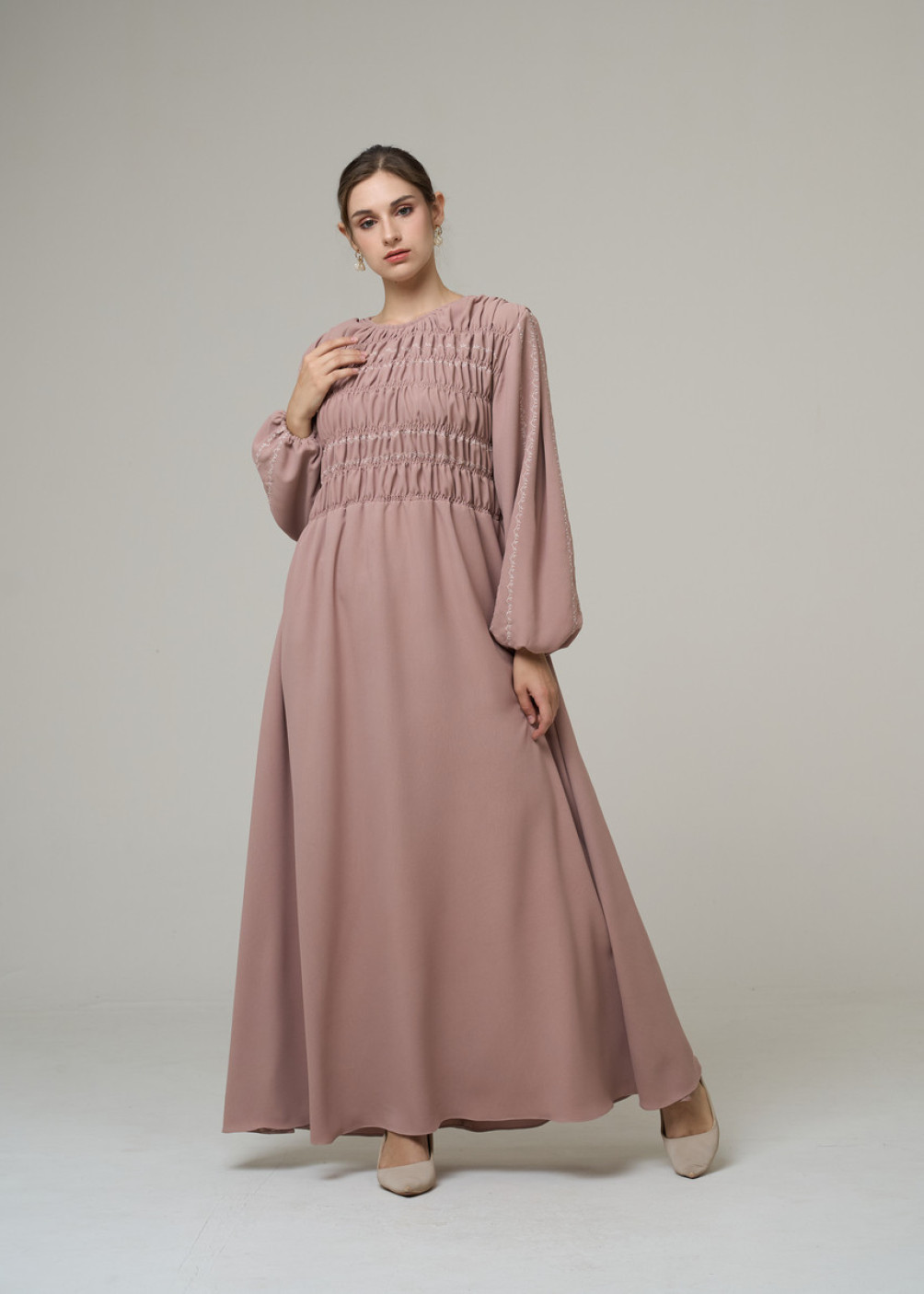 Leora Dress - Caramel