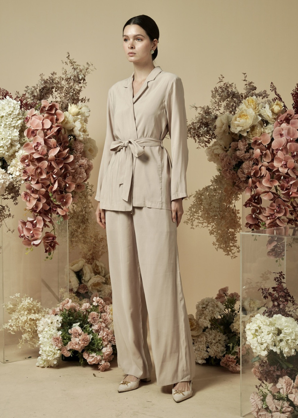 Gianca Blazer Set - Blush