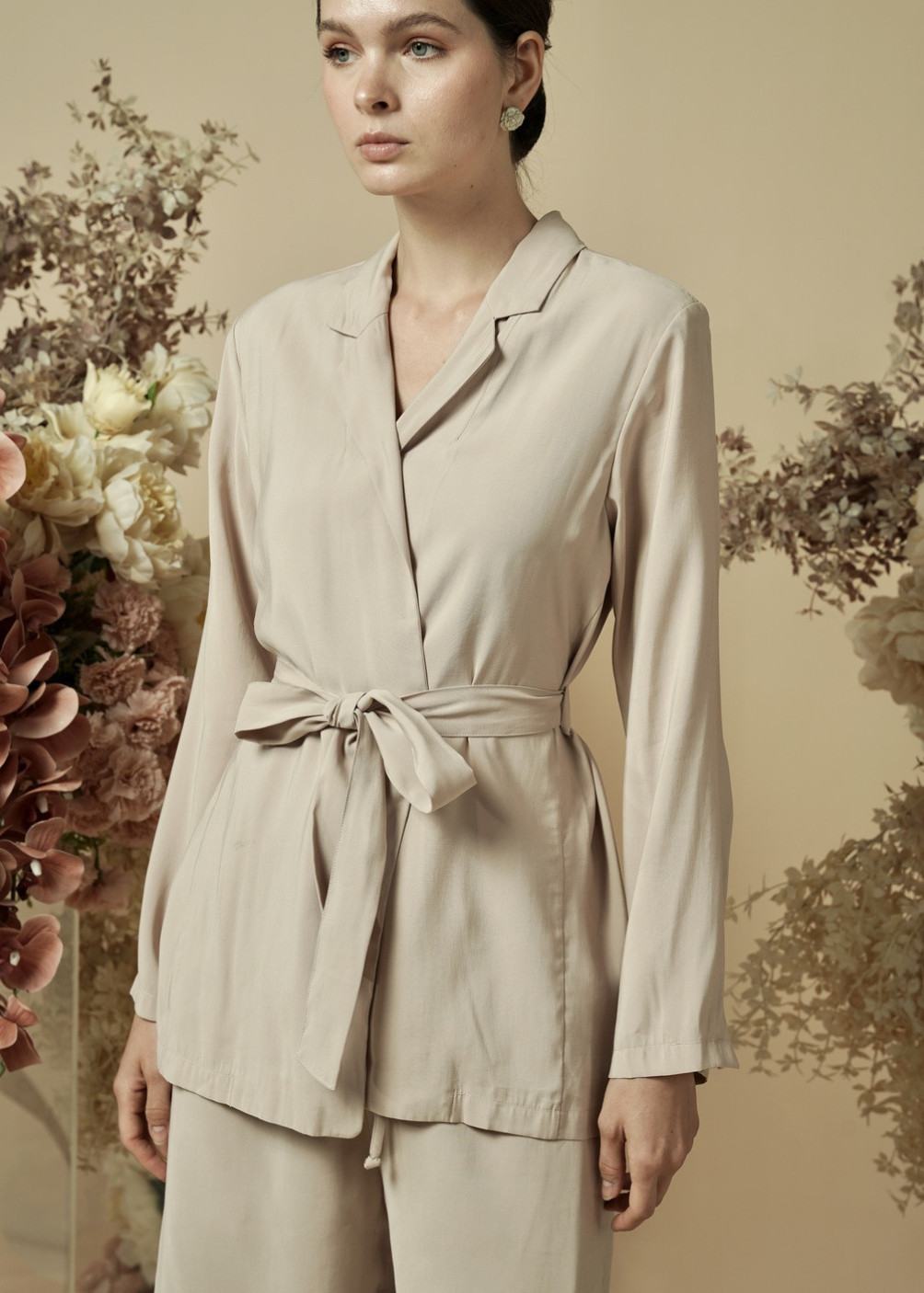 Gianca Blazer Set - Blush