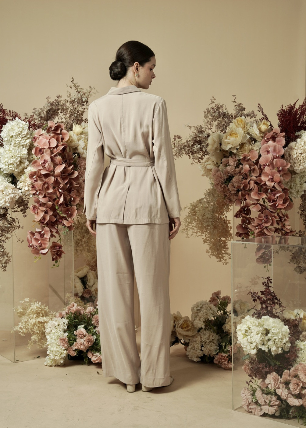 Gianca Blazer Set - Blush