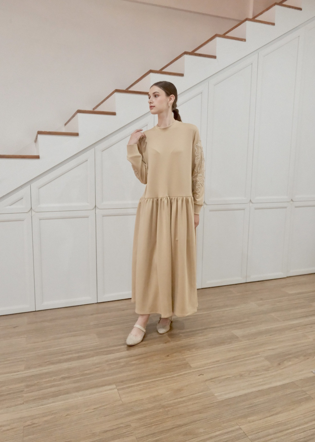Mayra Dress - Almond