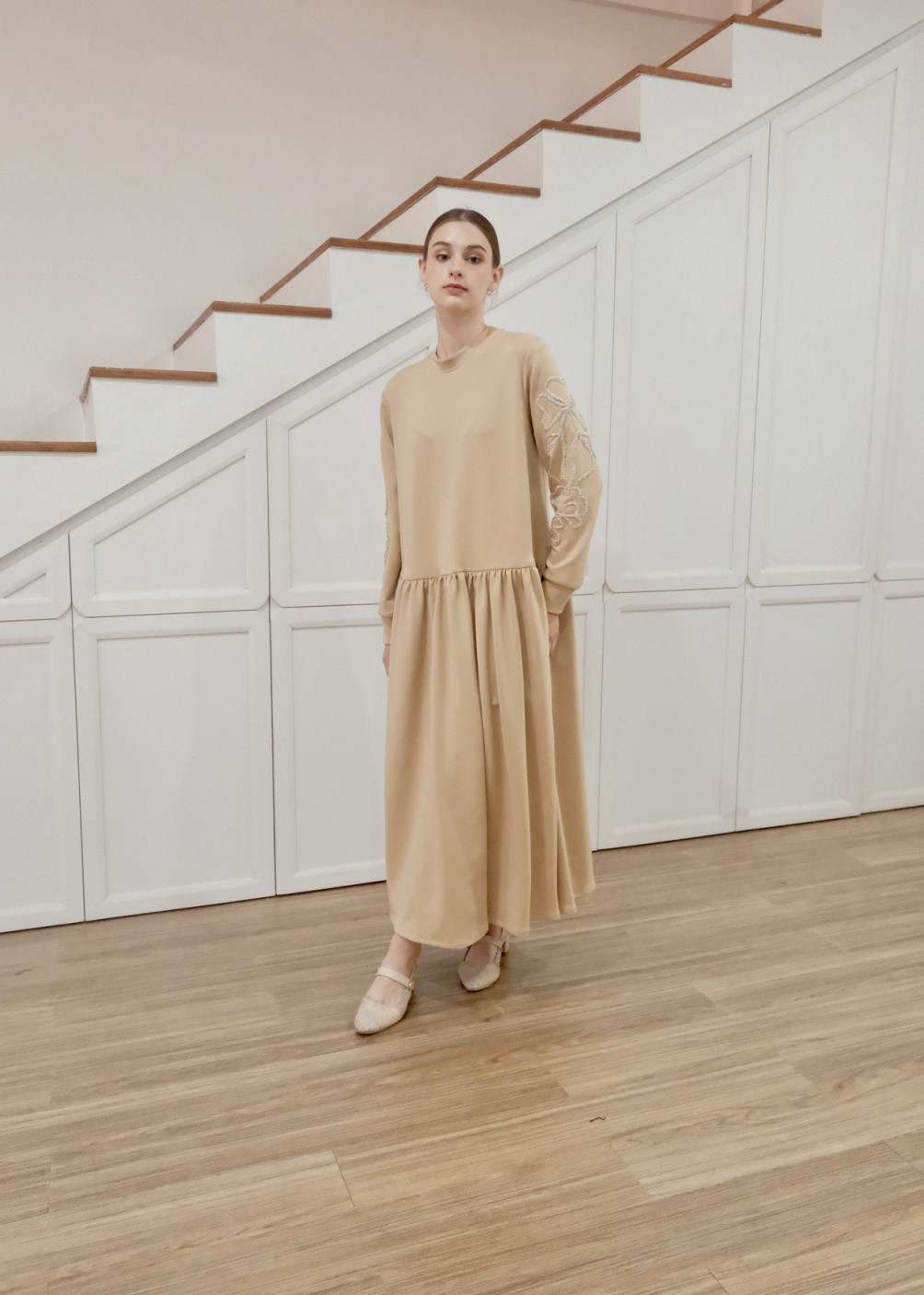 Mayra Dress - Almond