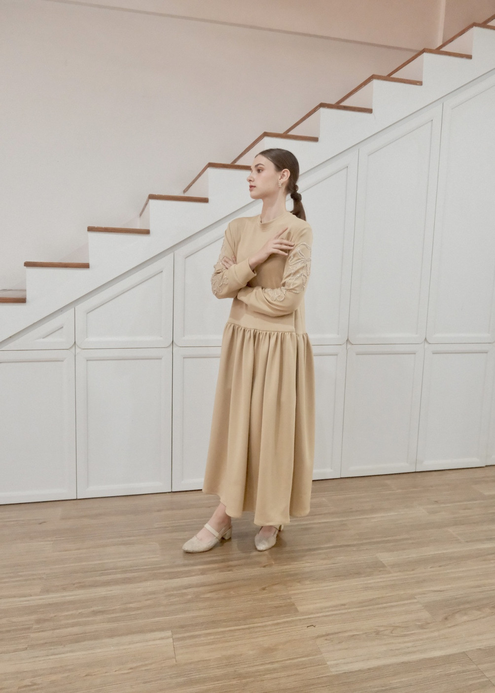 Mayra Dress - Almond