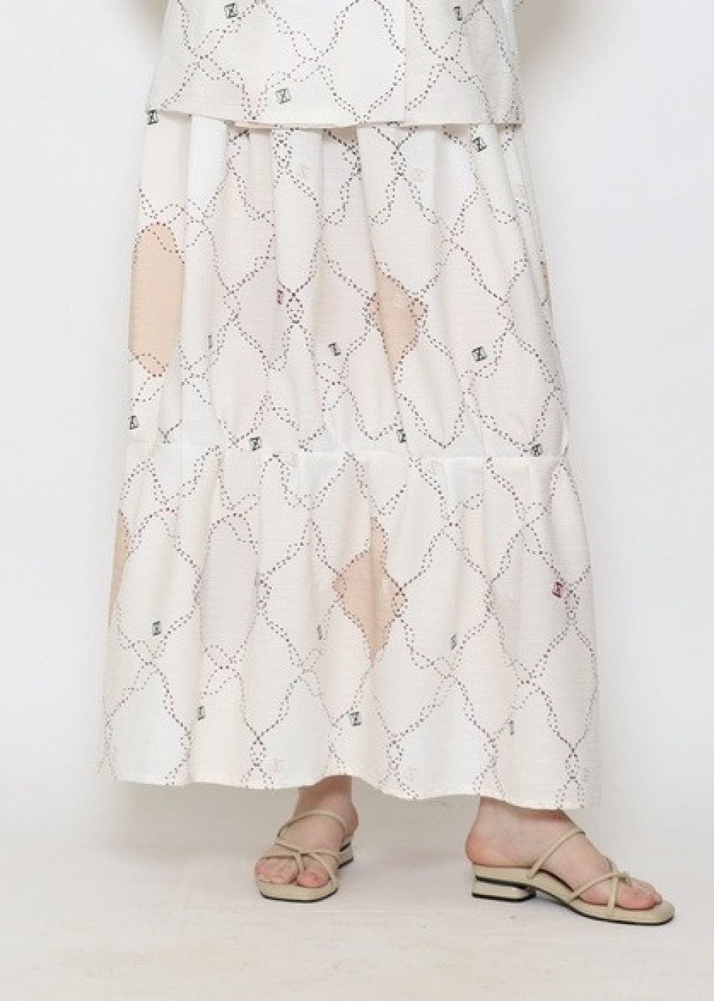 Rhea Skirt - White