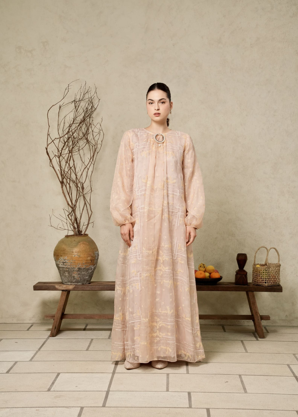 Ariella Dress - Peach