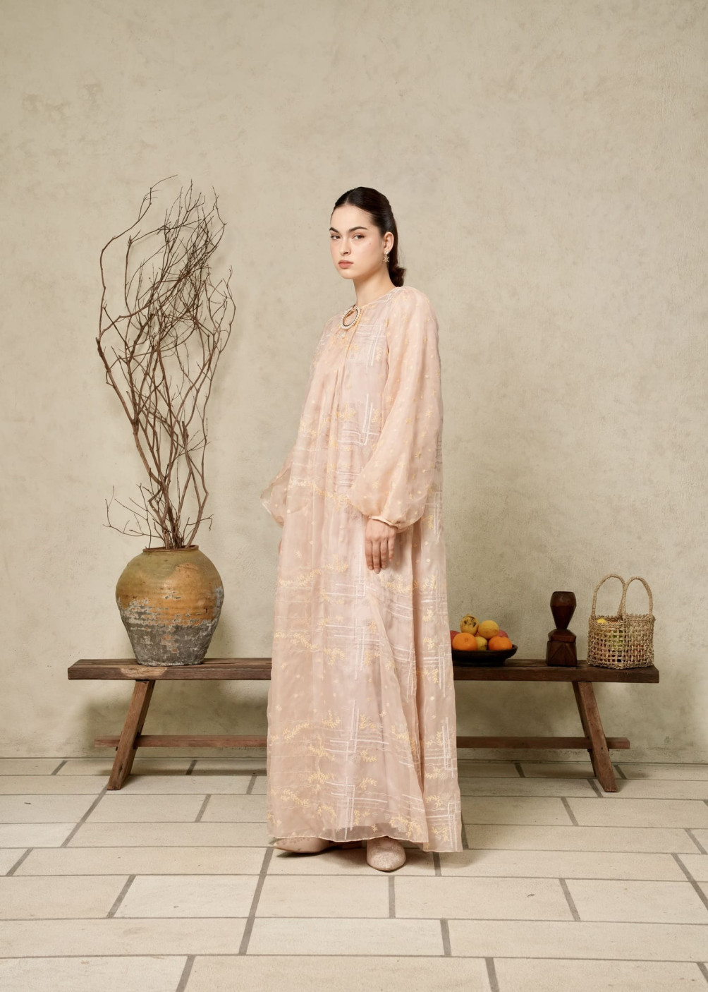 Ariella Dress - Peach