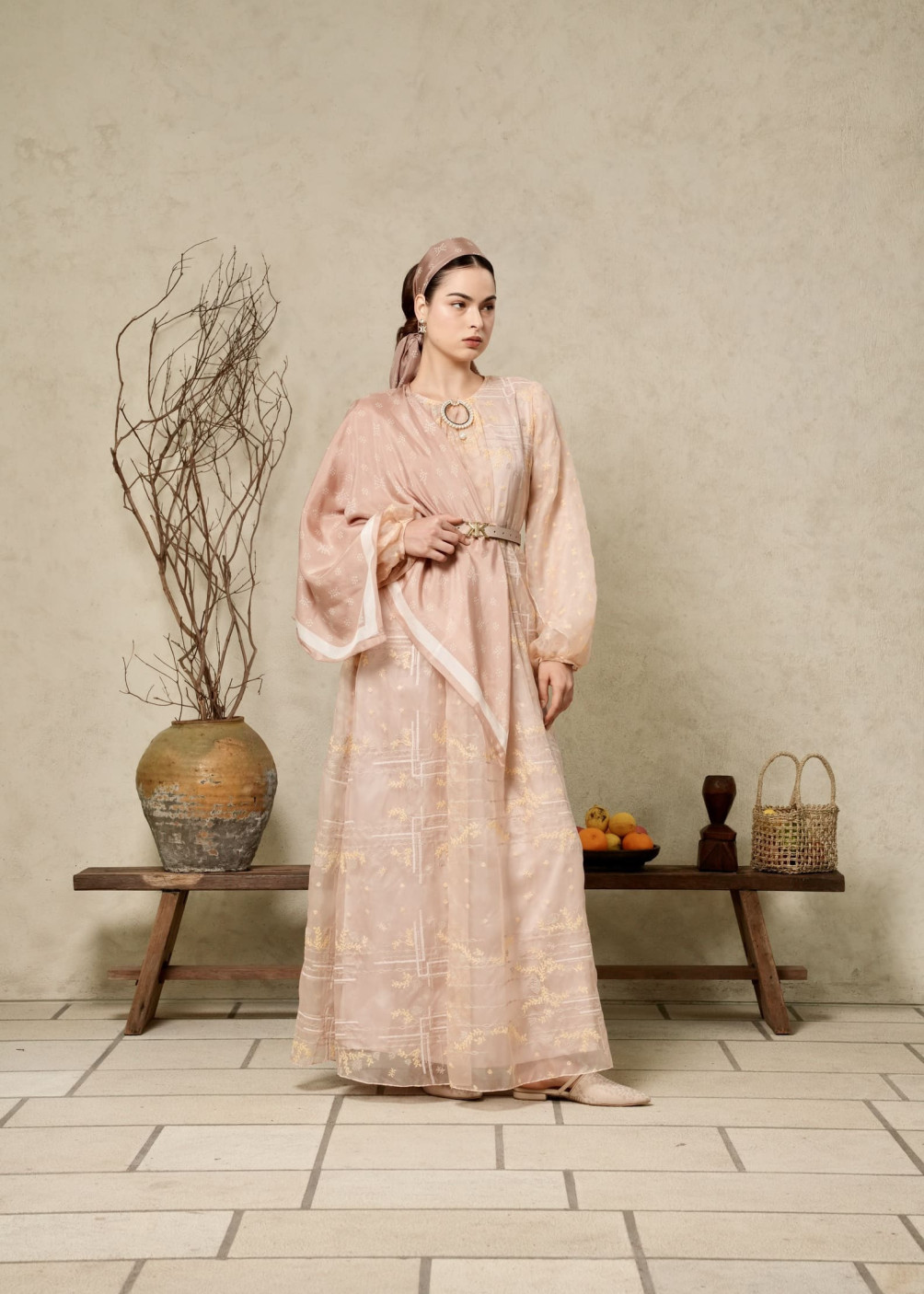 Ariella Dress - Peach