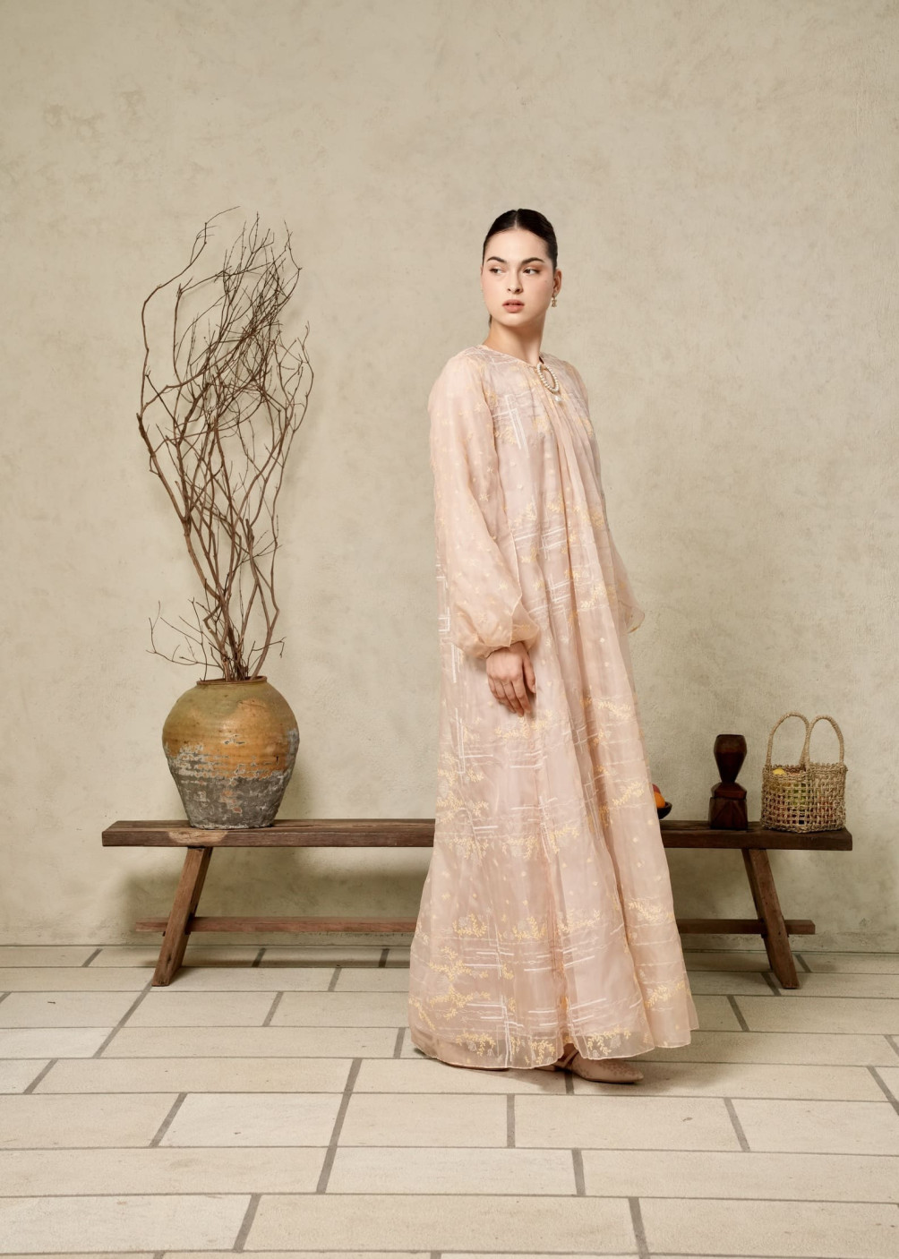 Ariella Dress - Peach