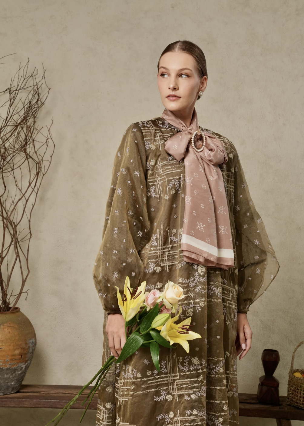 Ariella Dress - Olive