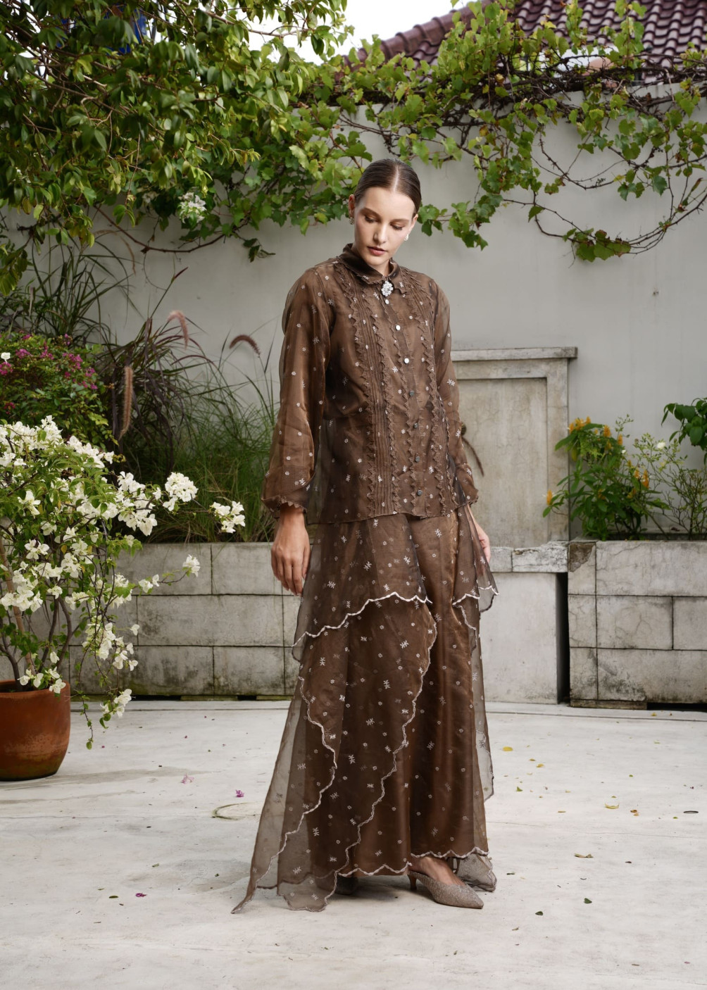 Zahira Dress - Brown