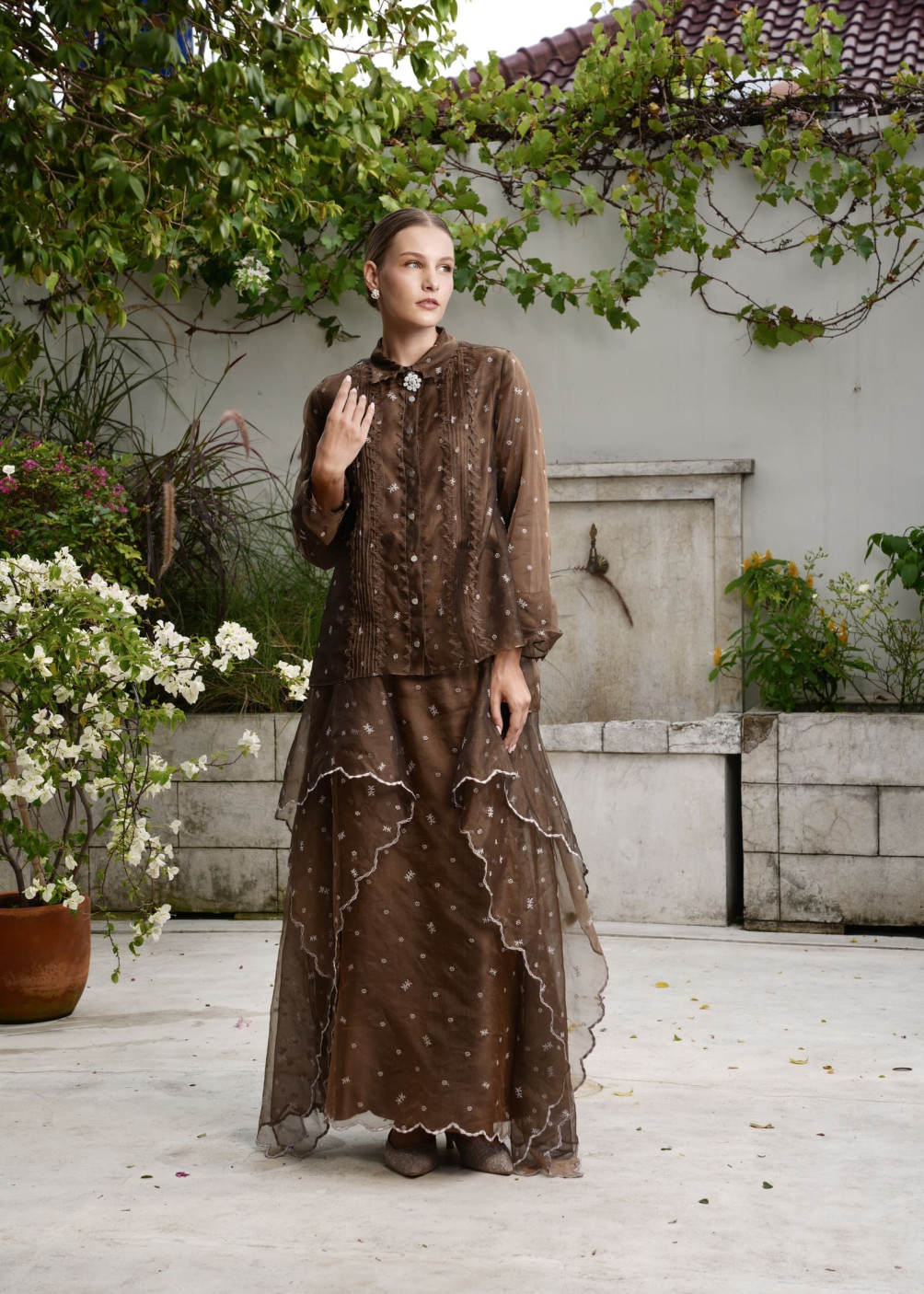 Zahira Dress - Brown