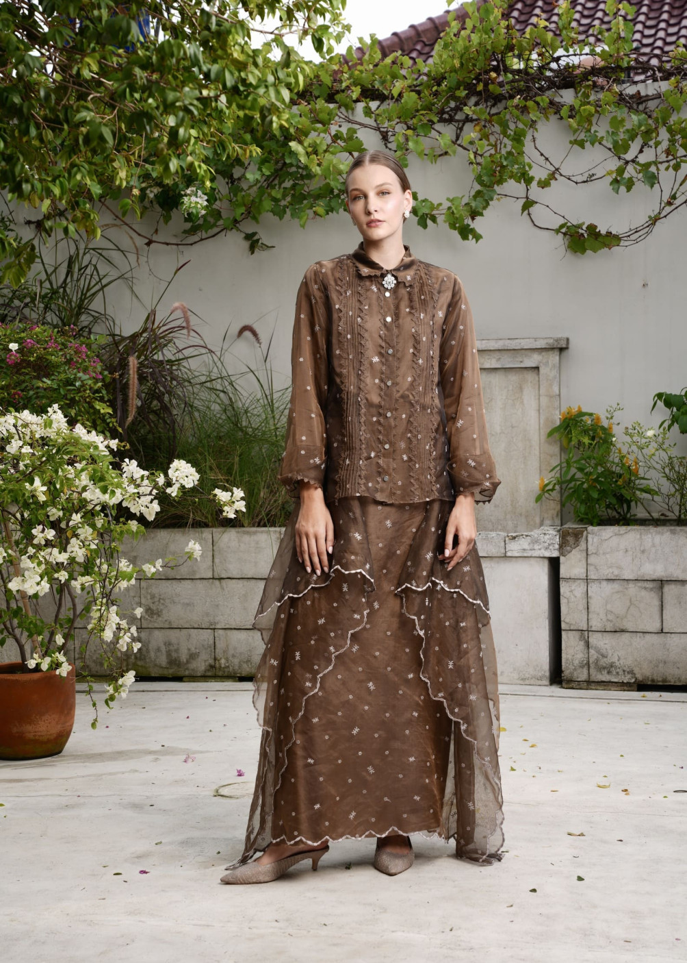 Zahira Dress - Brown