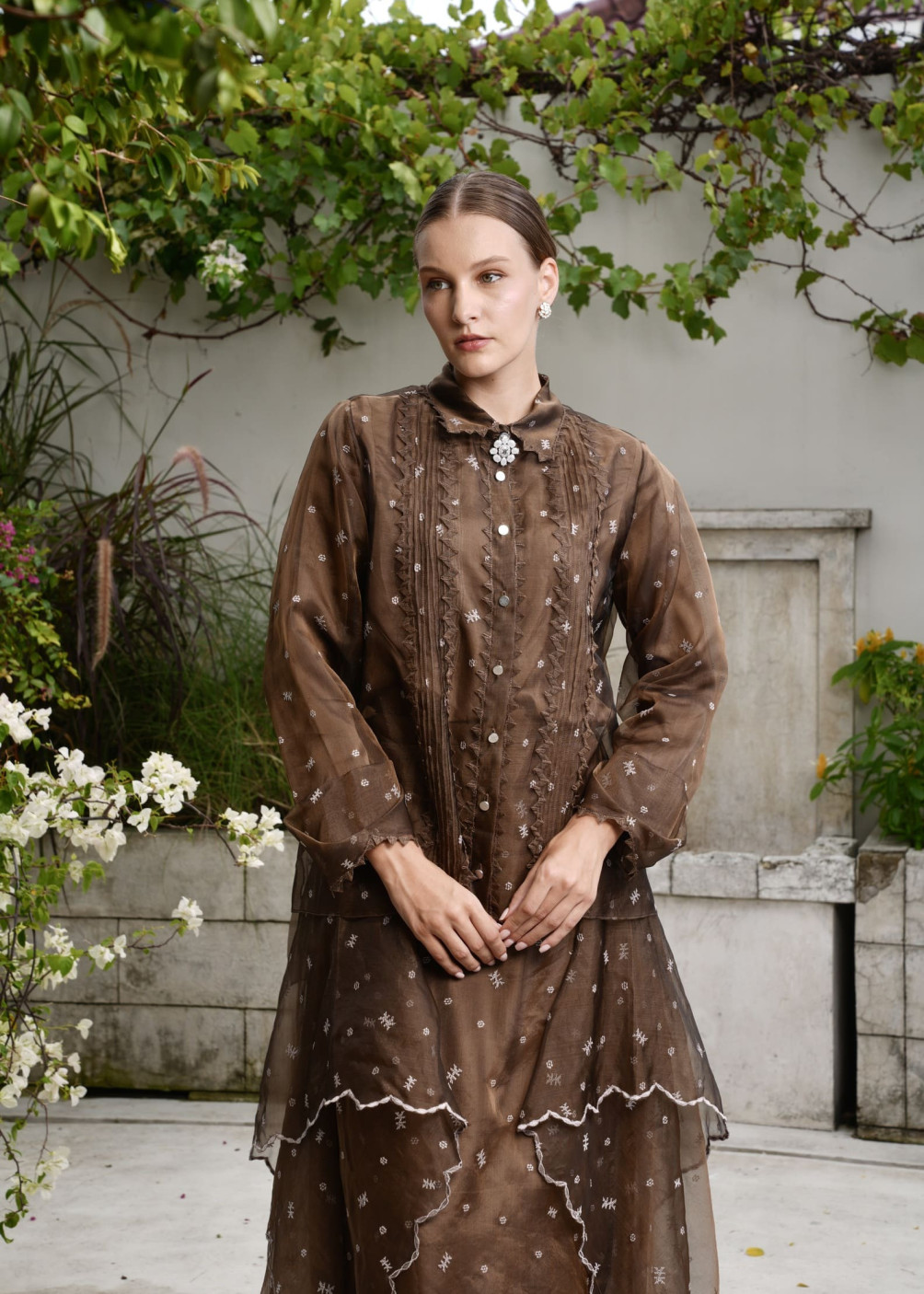 Zahira Dress - Brown