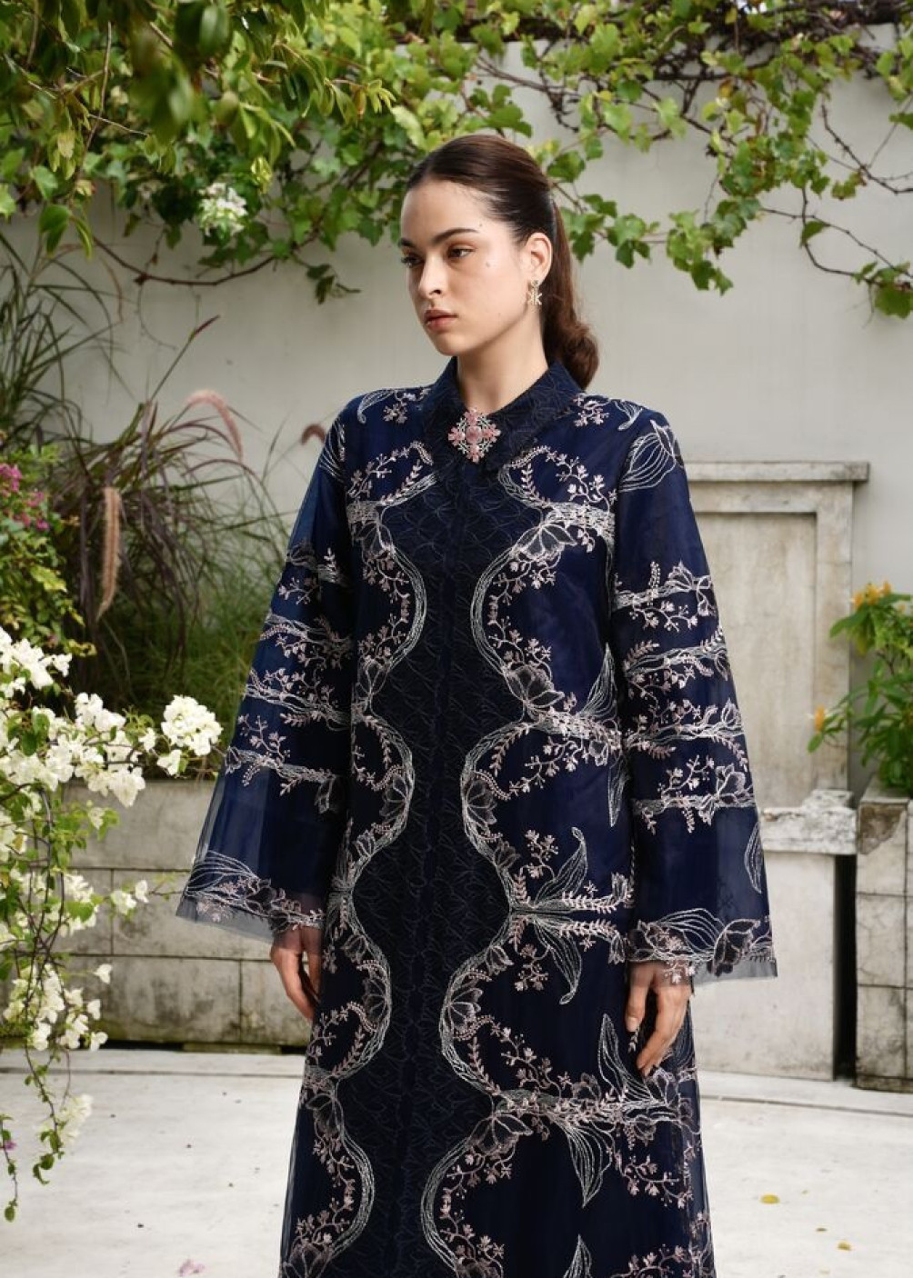Shabira dress -Navy