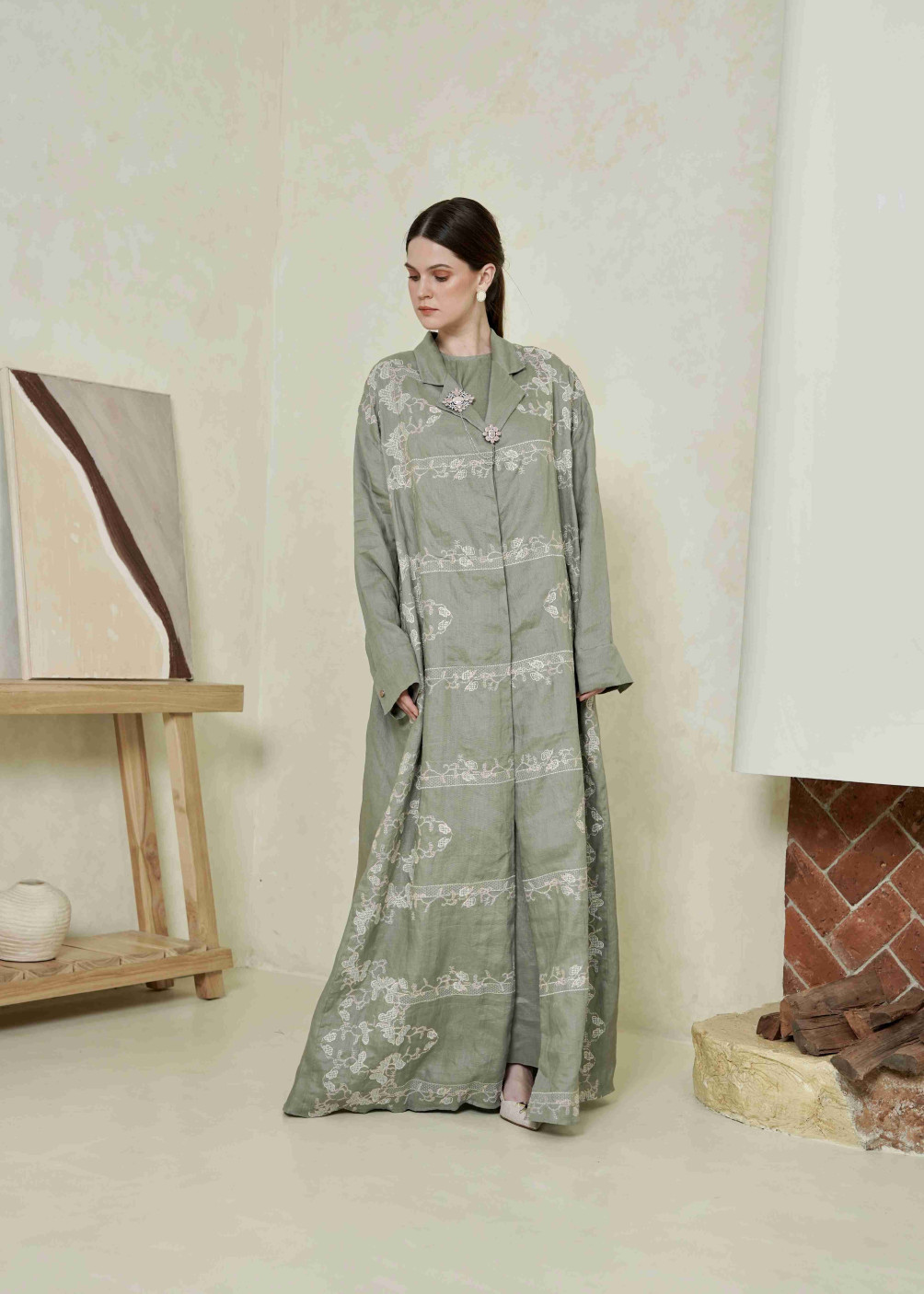 Thalita abaya - Sage