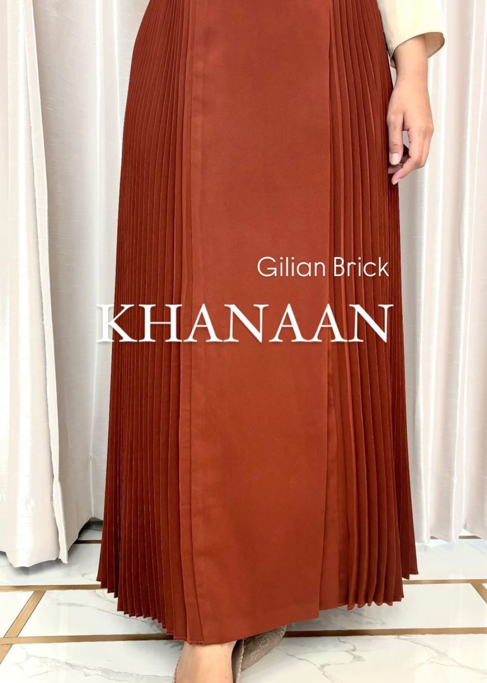 Gillian skirt - brick