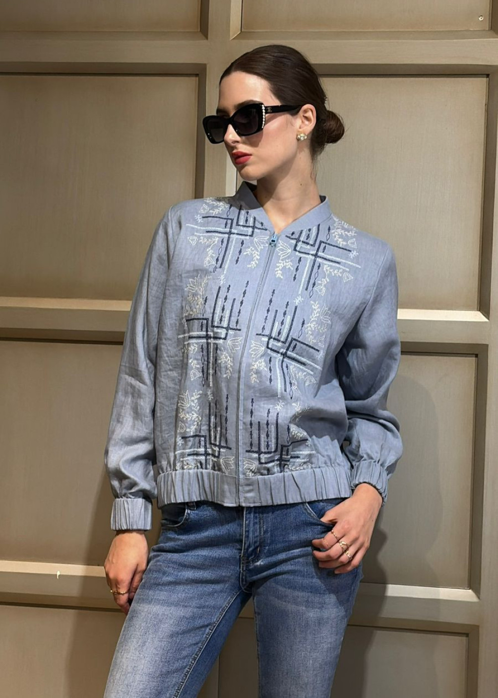 Bomber jacket - blue