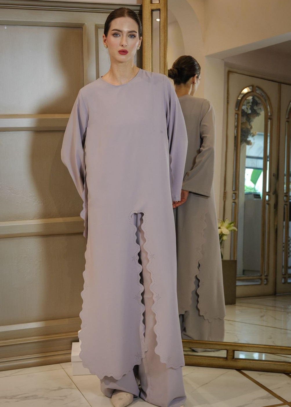 Asiya tunic - purple ice